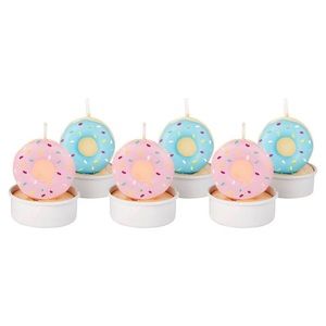 NWT Donut Tea Lights Birthday Cake Candles
